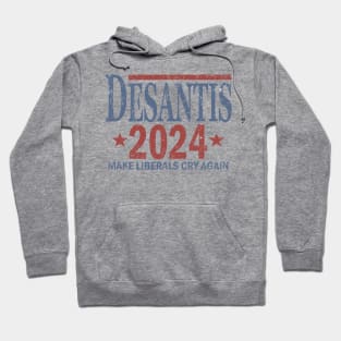 Distressed Ron DeSantis For President In 2024 Hoodie